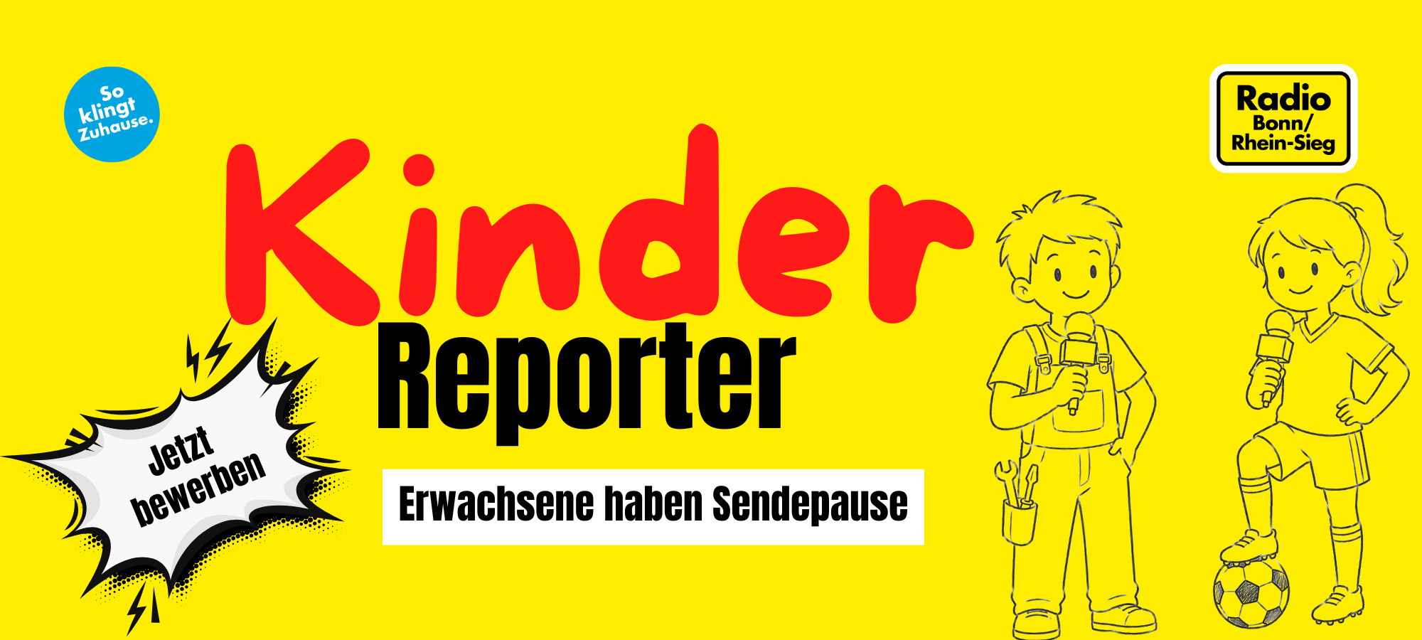 Werde RBRS-Kinderreporter!
