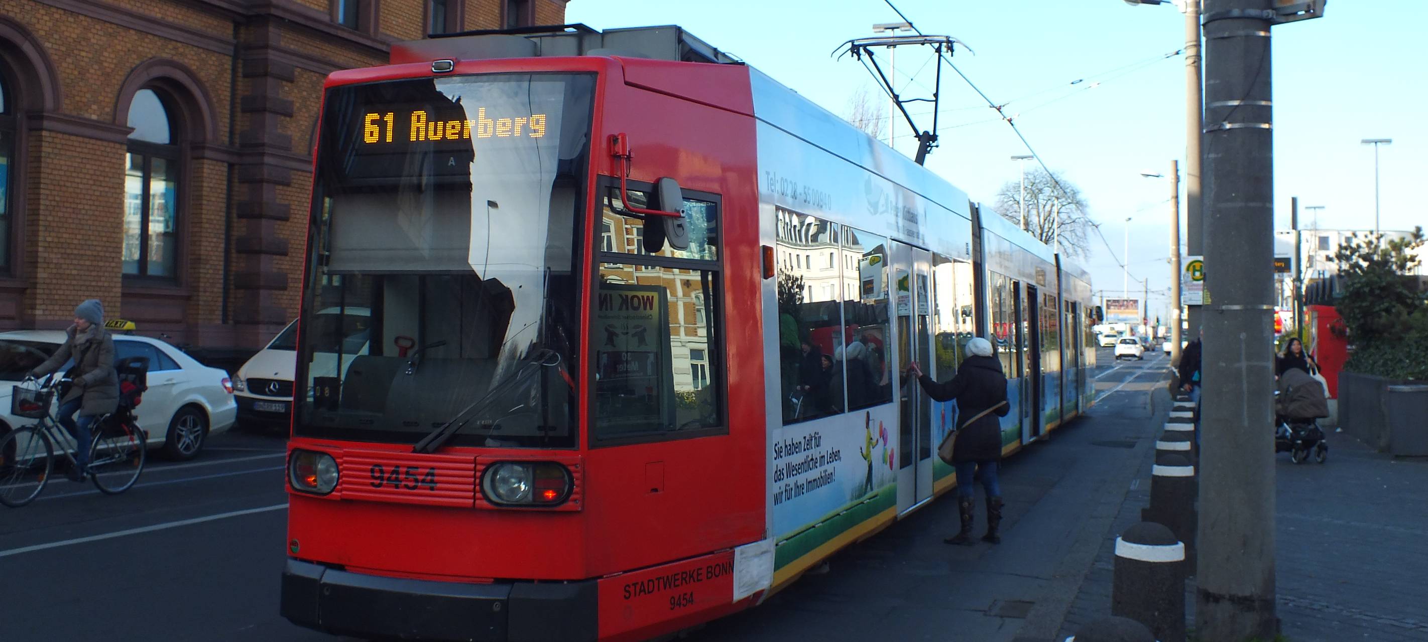Die Strecke der Stadtbahn-Linie 61 ist halbiert