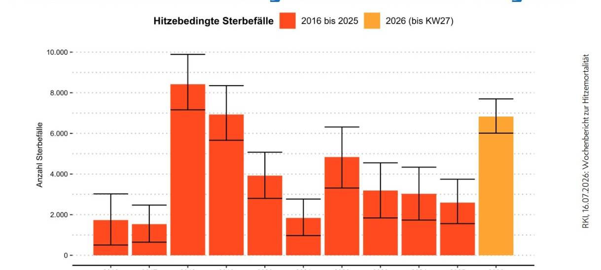 Fast 7.000 Hitzetote in nur einem Monat: Warum wir über Hitze neu nachdenken müssen!